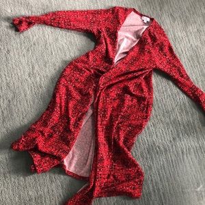 Lula Roe Sarah Duster Cardigan M